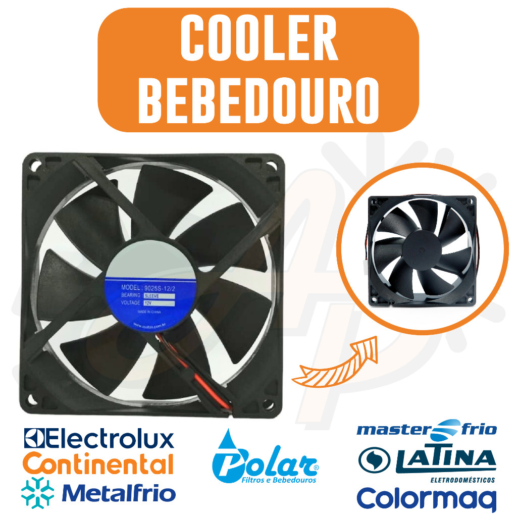 cooler micro ventilador  bebedouro 12V purificador em Oferta na Shopee