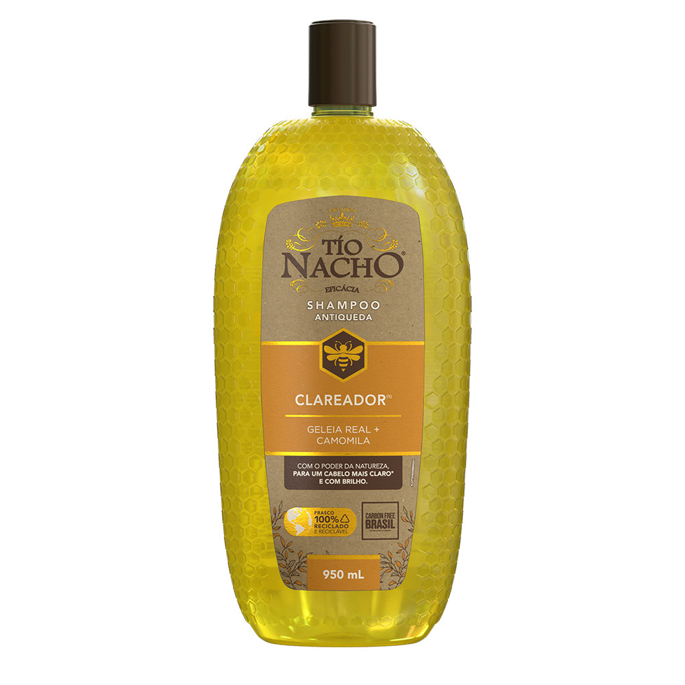 Tío Nacho Shampoo Antiqueda Clareador 950 mL em Oferta na Shopee