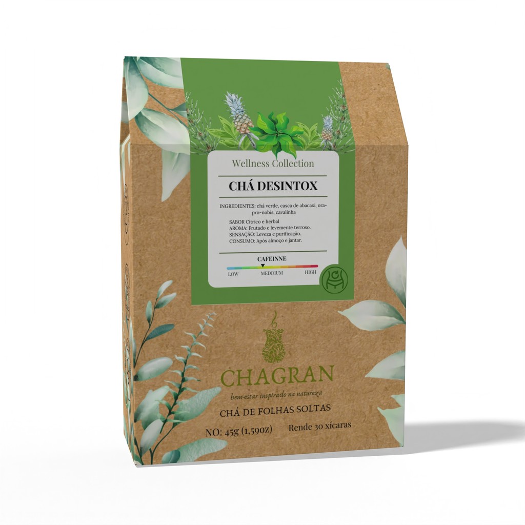 Chá Desintox: Chá Verde e Abacaxi