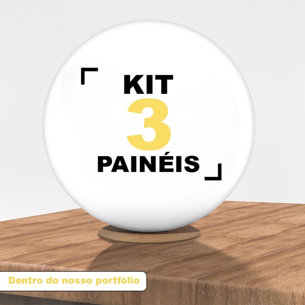 Kit 3 Painel Redondo 50x50 cm Tecido Sublimado - Escolha Seu Tema decoração aniversário em Oferta na Shopee