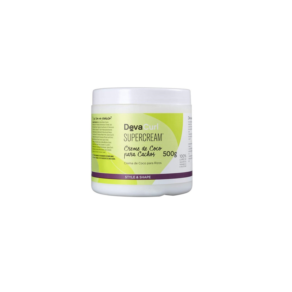 Deva Curl Supercream Creme de Coco Para Cachos 500g