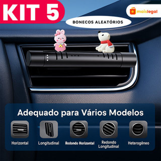 Clipe aromaterapia carro (ar condicionado): purificação ar + saída circulante dedicada em Oferta na Shopee