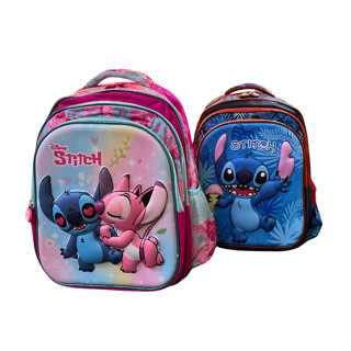Mochila Escolar Stich 3D Infantil Menino e menina Bolsa Creche Passeio Qualidade Desenho em Oferta na Shopee