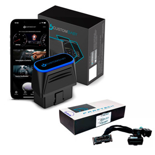 Custom Easy OBDII + Cabo Adaptador FT-OBD-SWG para Carros Fiat by Faaftech em Oferta na Shopee