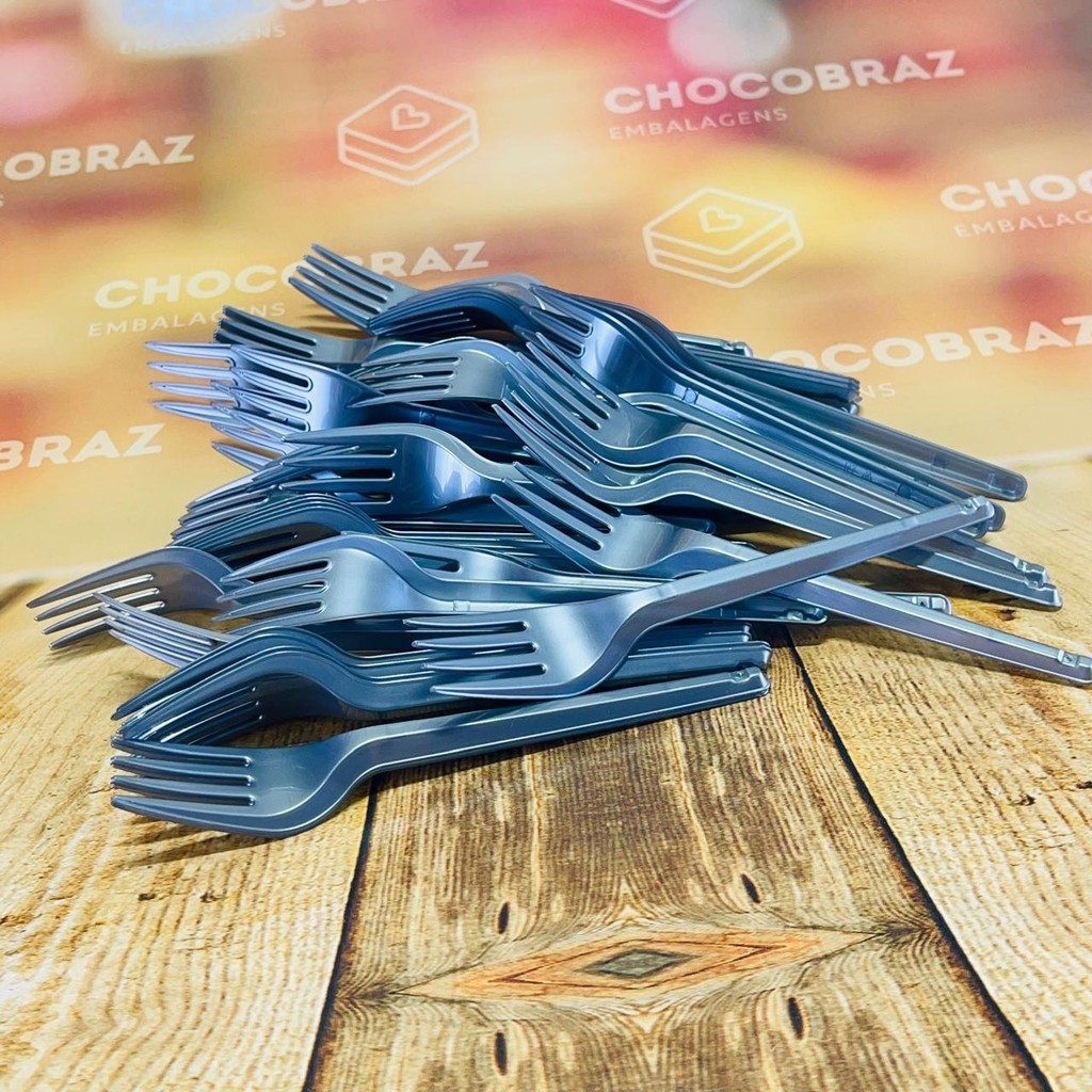 50~250 GARFO SOBREMESA PS PRATA BELLO FESTAS em Oferta na Shopee