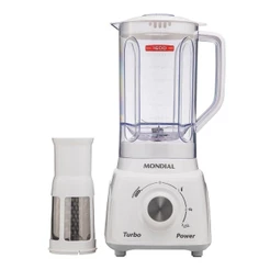 Liquidificador Mondial Turbo Power L-99-wg Liquidificador-127v-branco/cinza