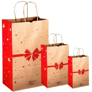 KIT 75 SACOLA KRAFT LAÇO P M GG 25 CADA BOLSA LEMBRANCINHA em Oferta na Shopee