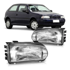 FAROL DIANTEIRO GOL 1995 A 1999 CROMADO LADO ESQUERDO OU DIREITO