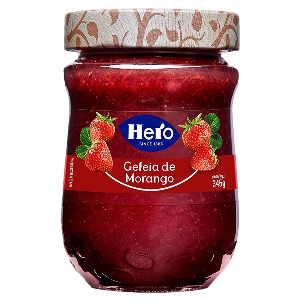 Geleia Hero Morango 345G - Food & Beverages