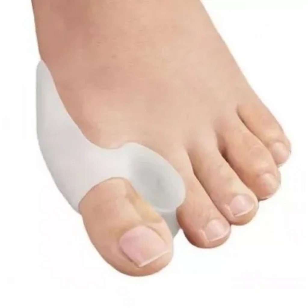 2 UND PROTETOR DE JOANETE SILICONE PARA USAR COM SAPATO CORRIGE JOANETE
