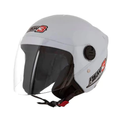 Capacete Moto Aberto New Liberty 3 Branco Viseira Cristal Inmetro Tamanho 58 - Pro Tork