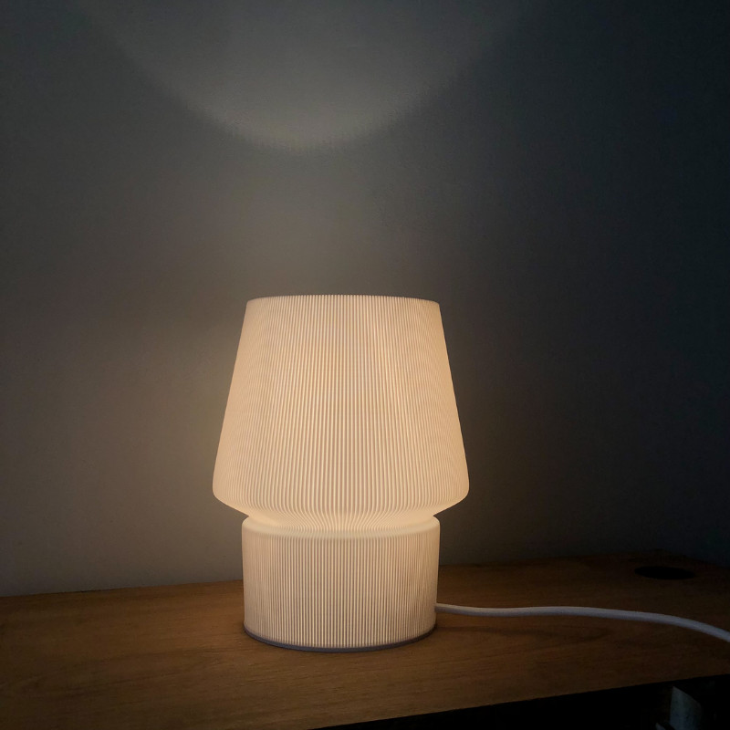 Luminaria Mesa Abajur Led Portátil LUXO Decoracao Diversos Presente Quarto Casa Geometrica Luxo