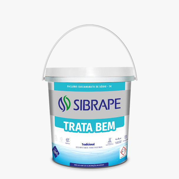 Cloro Sibrape Trata Bem Balde 10kg