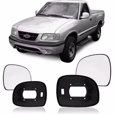 Subconjunto espelho vidro e base retrovisor S10 Blazer Silverado 97 98 99 2000 2001 2002 2003 2004 2005 2006 2007 2008 2 em Oferta na Shopee