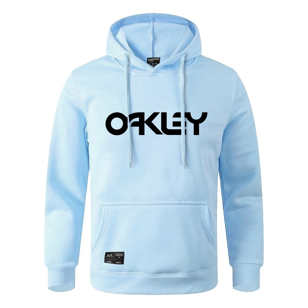 Blusa De Frio Moletom Canguru Logo Estampado Com Capuz Edição Outono/Inverno W0