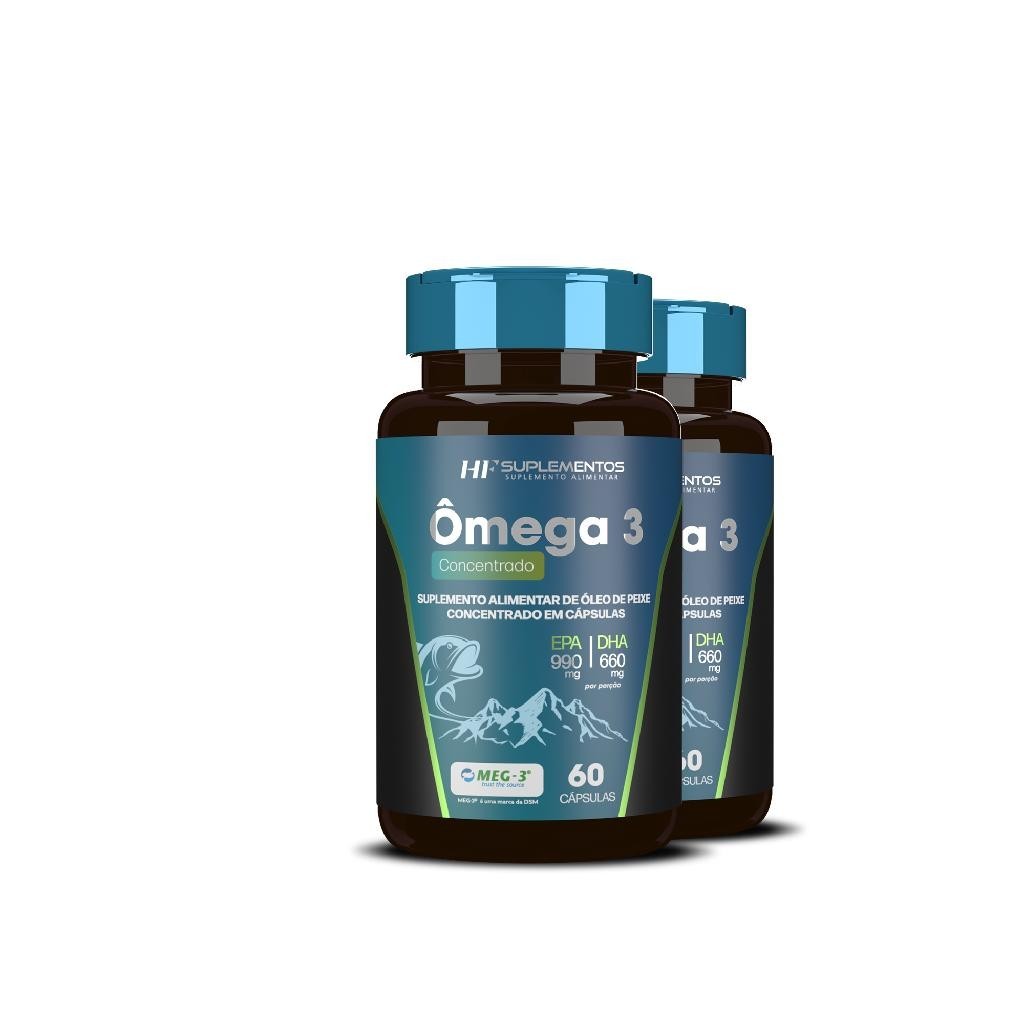 2x OMEGA 3 CONCENTRADO 60 CAPS HF SUPLEMENTOS