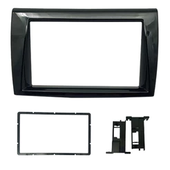 Moldura 2 Din Fiat Bravo G2 - 2010 à 2016 - Black Piano - Fiamon