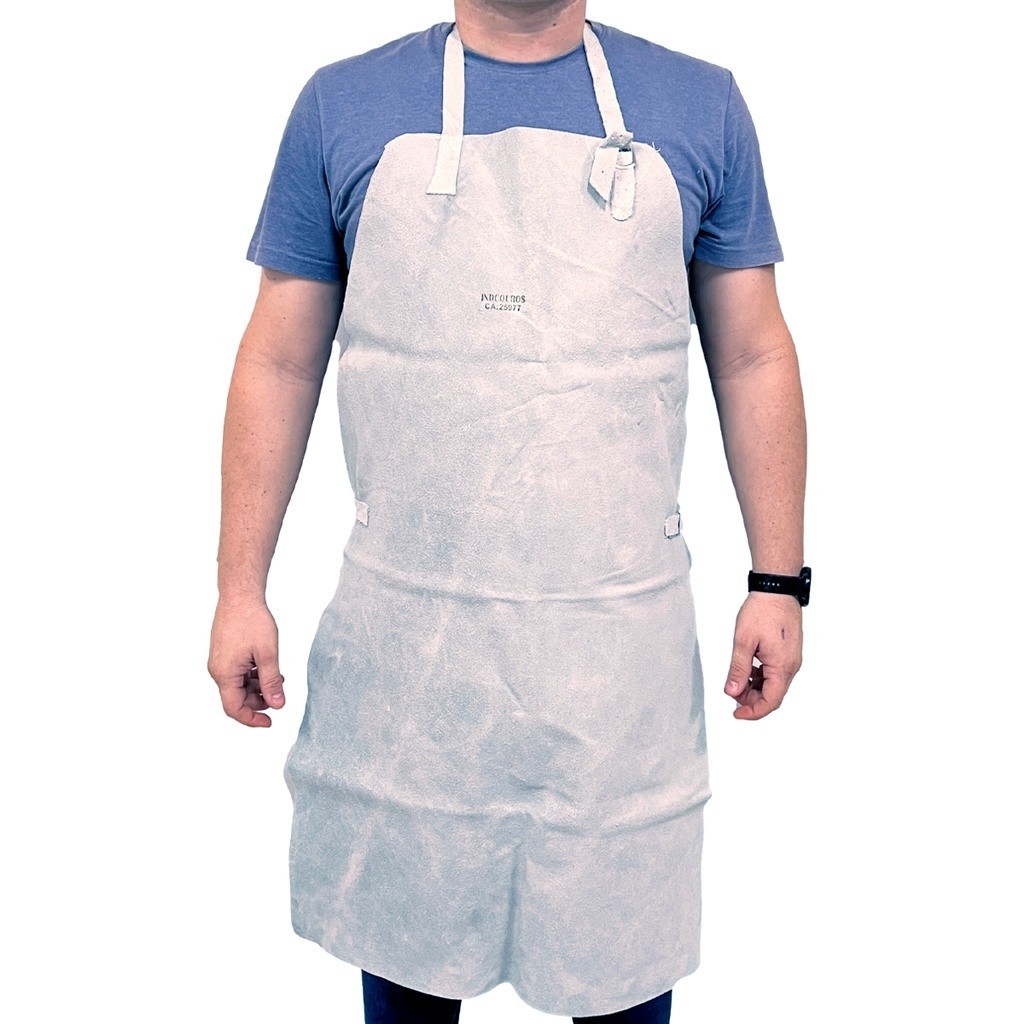 Avental de Couro para Roçadeira