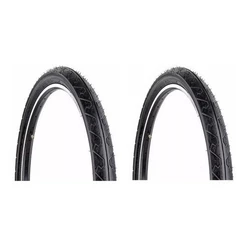 PAR PNEUS KENDA K90 ARO 26X1.95 SLICK URBANO PRETO PARA BICICLETA