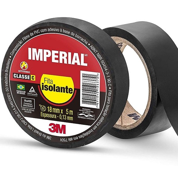 Fita Isolante 3M Imperial 18MM X 5M em Oferta na Shopee