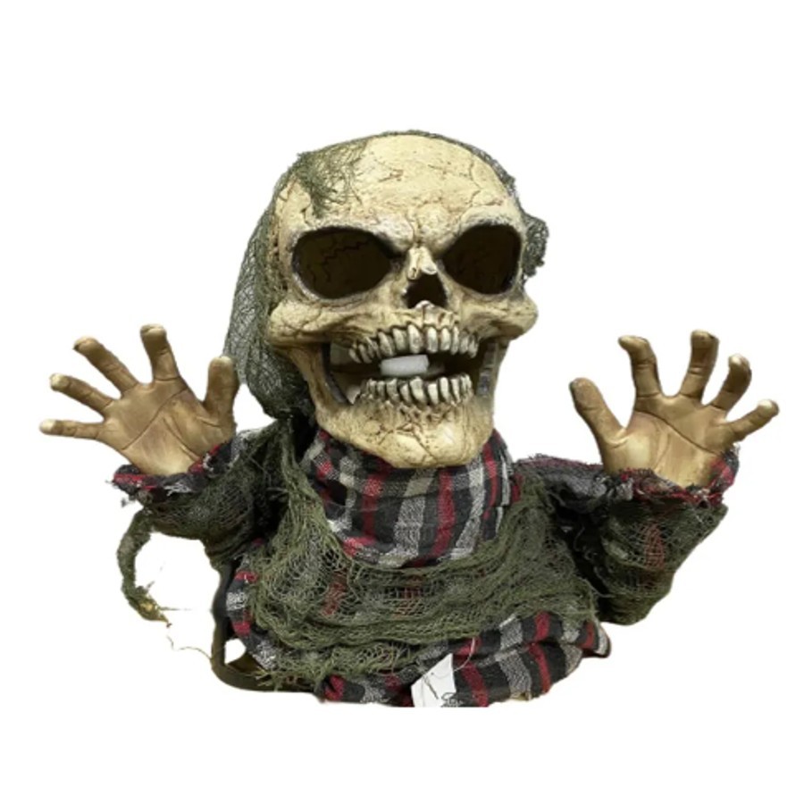 Boneco Caveira Assombração c/ Sensor de Barulho -Unidade