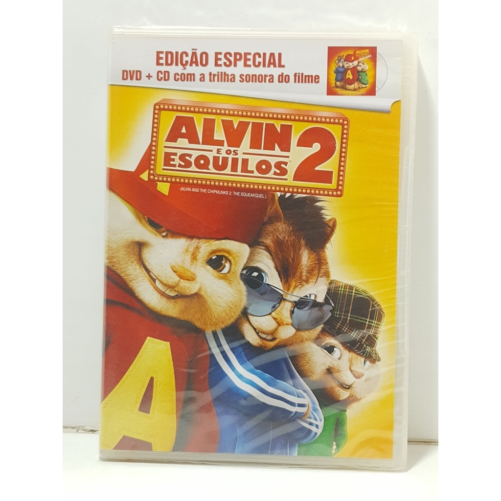 DVD Alvin e os esquilos 2 (CD+DVD) (lacrado)