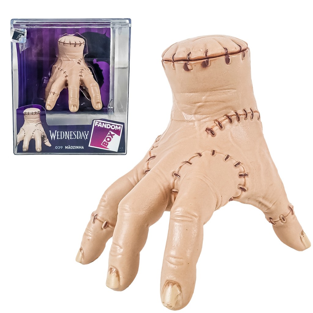 Figura Mãozinha Wandinha Fandom Box 039 Família Addams - Líder Brinquedos