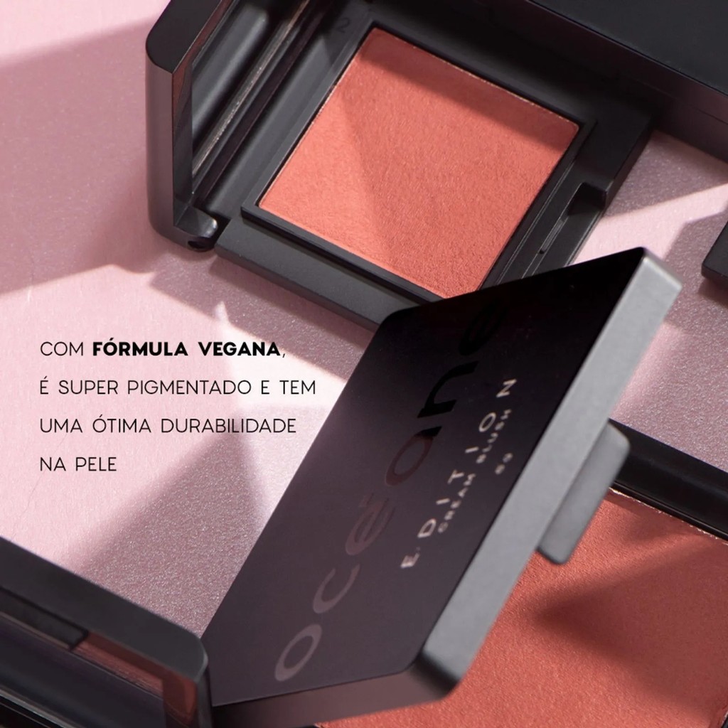 Detalhes do Mini Blush Cremoso Caramelo - Océane Edition 2g