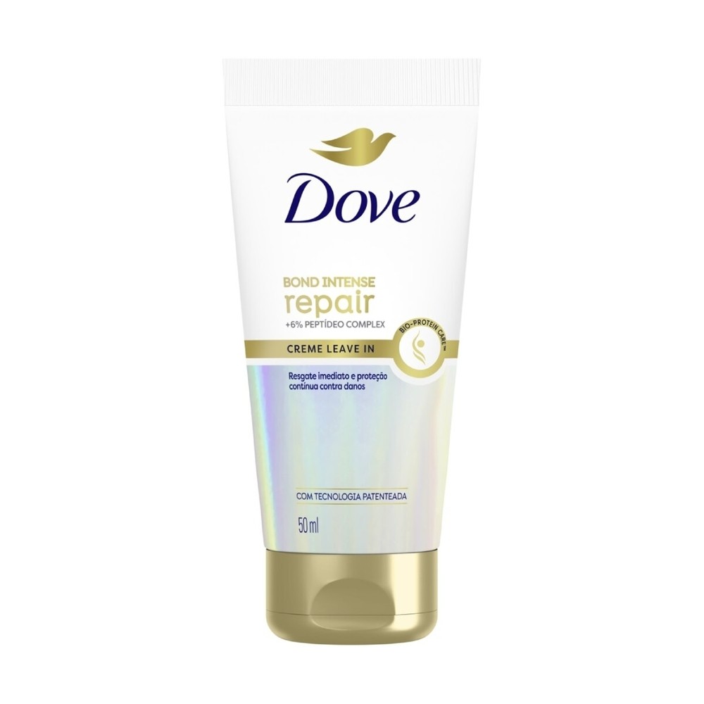 Creme Leave-in Dove Bond Repair Reparação Intensa 50ml em Oferta na Shopee
