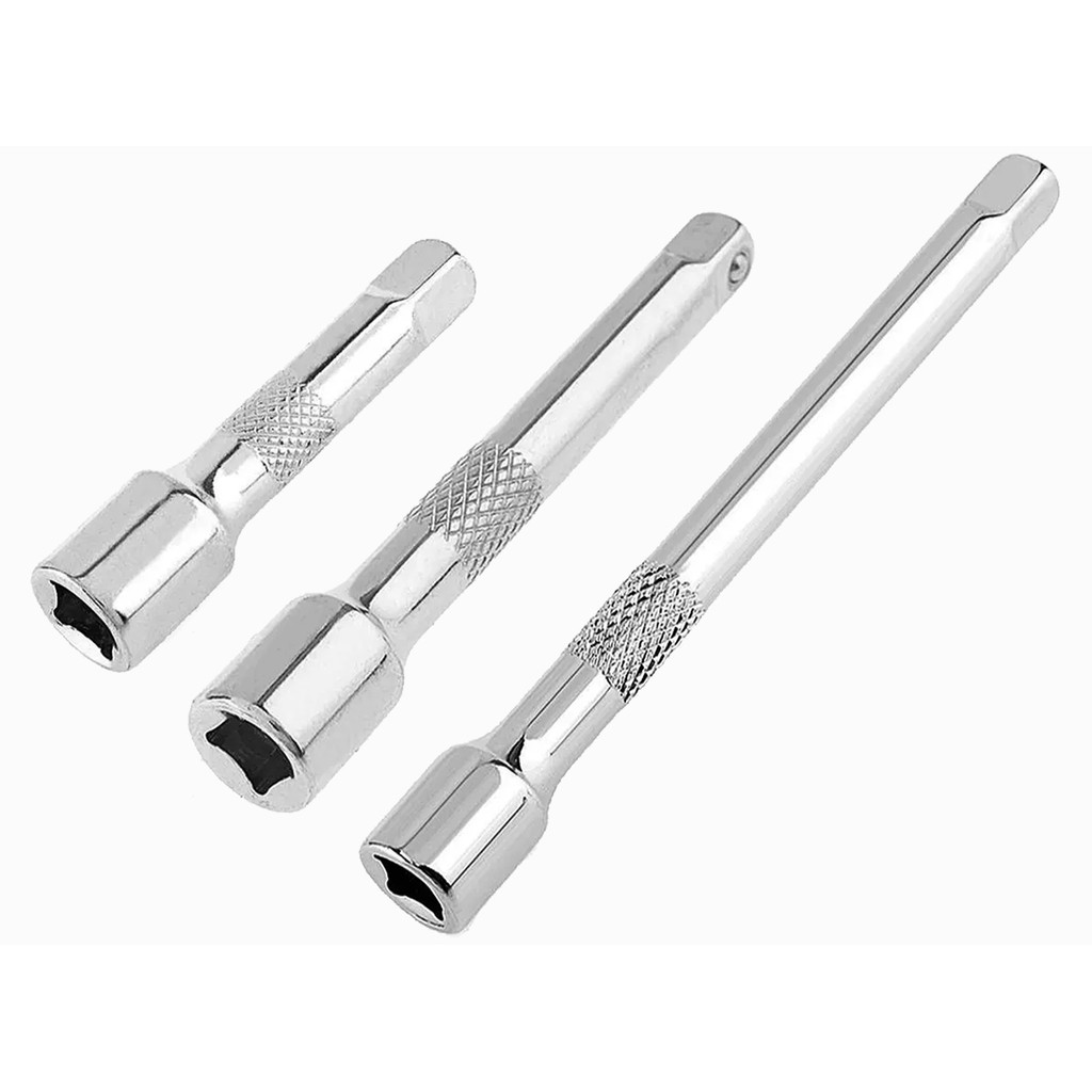 Extensão Alongador P/ Soquetes Catraca 3 Peças 1/2 Pito CrV