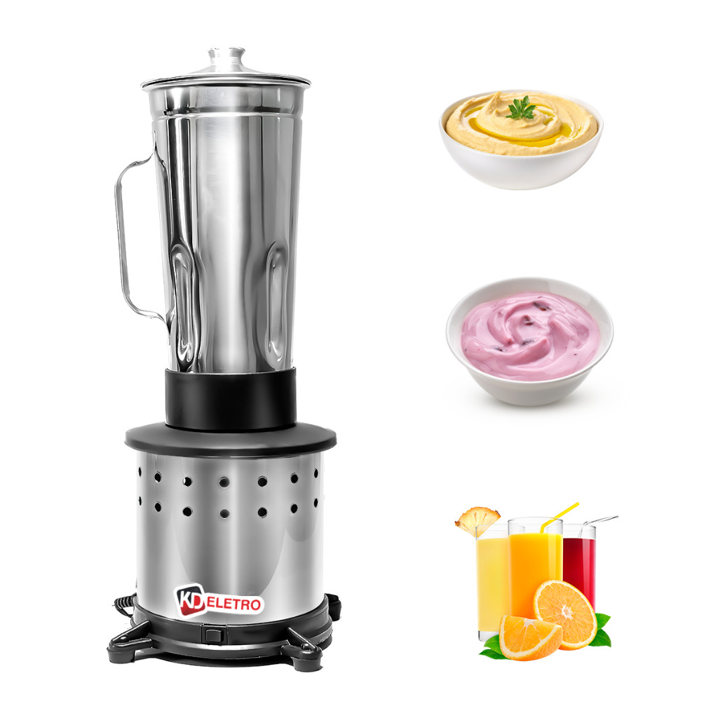 Liquidificador Industrial -- Alta Rotação 2 Litros  Jarra de Aço Inoxidável 110v em Oferta na Shopee