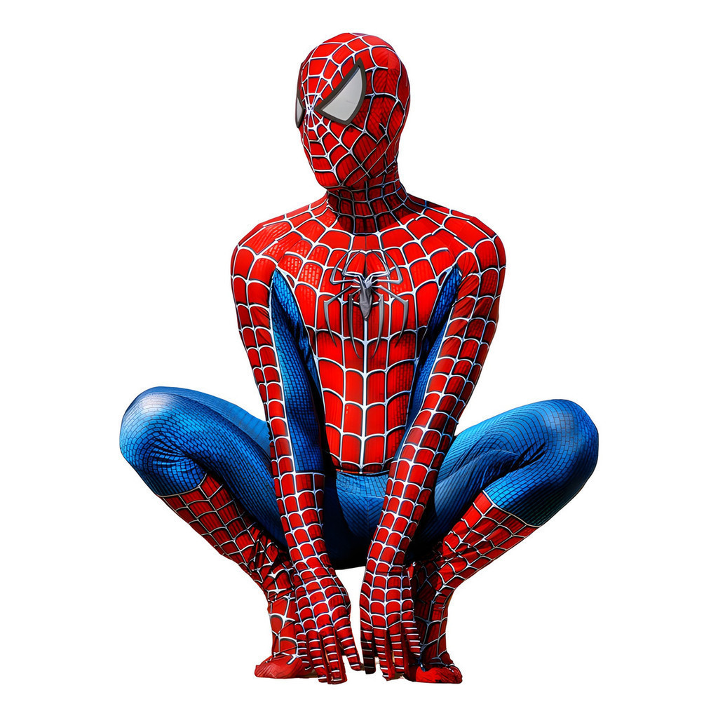 Fantasia Cosplay Homem Aranha Filme Tobey Clássico Traje Lux