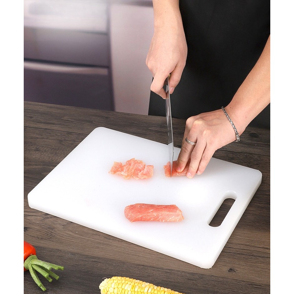COM OFERTA 1 UNIDADE Tábua De Corte Carne Churrasco Cozinha Pvc Branca Higiênica em Oferta na Shopee