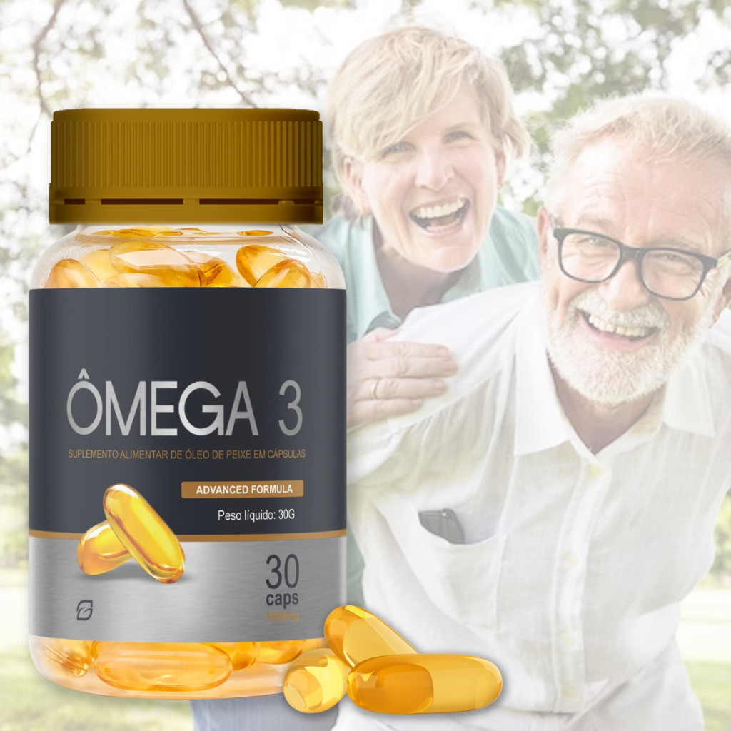 Ômega 3 1450mg óleo de peixe - EPA + TDH 30 cáps Envio Imediato