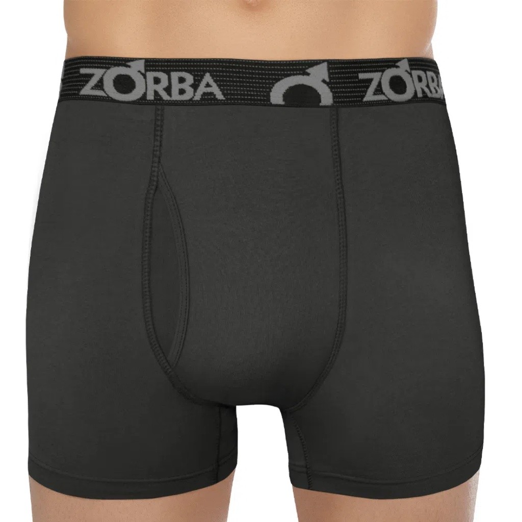 Cueca Boxer Zorba Com Abertura Em Algodão 848 em Oferta na Shopee