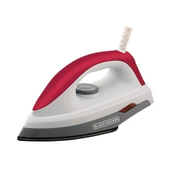 Ferro de Passar a Seco Black & Decker F300 | com Base Antiaderente e Vinho