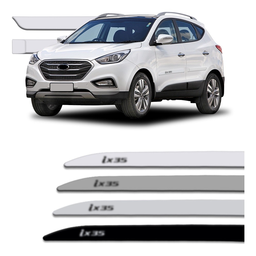 Jogo de Friso Lateral Facão Hyundai IX35 (2011 a 2022)