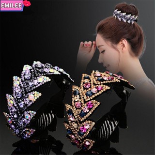 Emi Prendedor / Presilha De Cabelo Feminina Com Cristal De Expansão Para Fazer Coque / Pássaro / Ninho em Oferta na Shopee