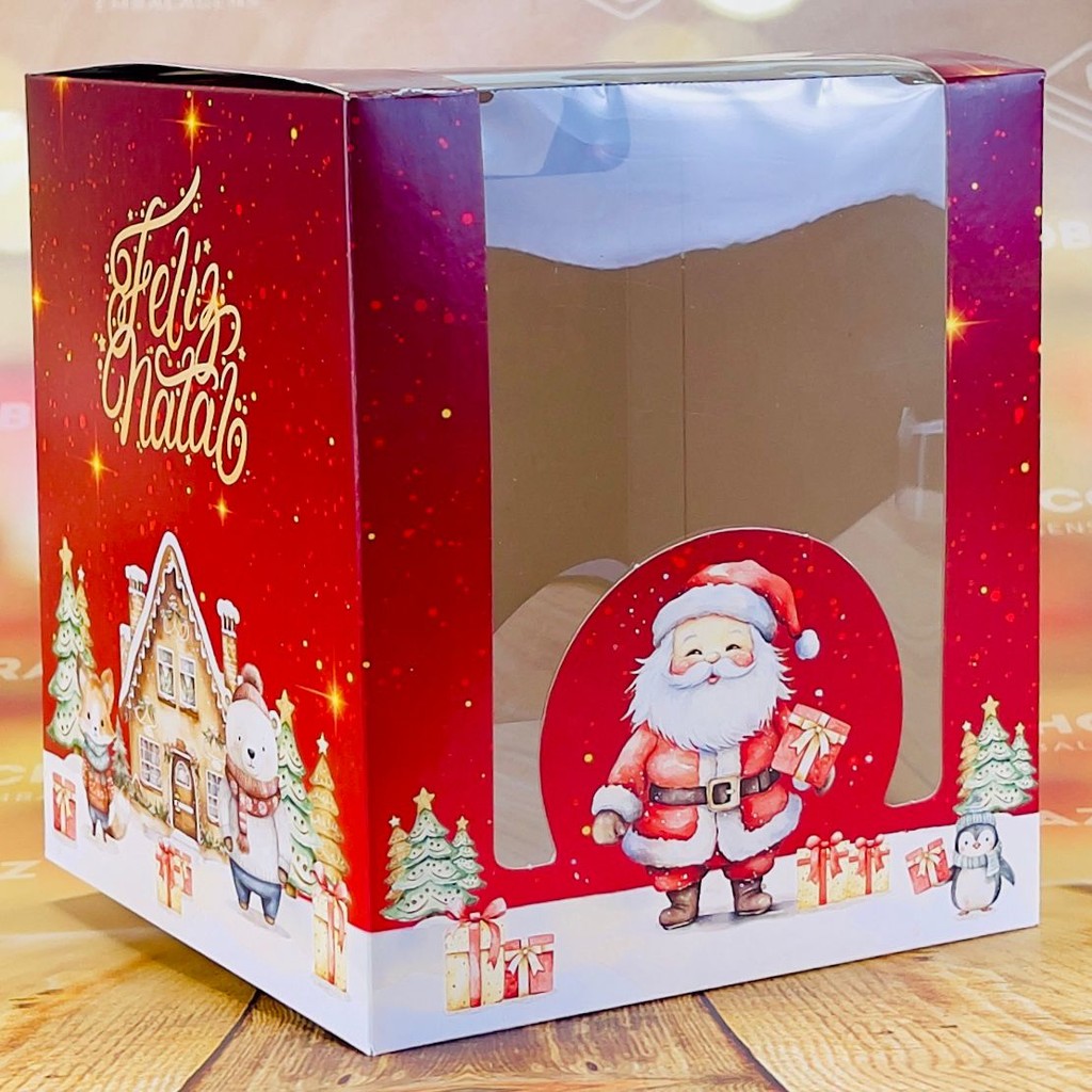 15 CAIXA PANETONE NATAL ENCANTADO ID5193  (NATAL IDEIA 2025) - Stationery
