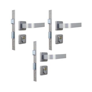 Kit 3 Fechaduras Roseta Módena Alumínio Interna MGM em Oferta na Shopee