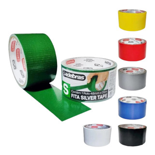 FITA SILVER TAPE MULTIUSO VERDE ADELBRAS 48mm X 5m em Oferta na Shopee