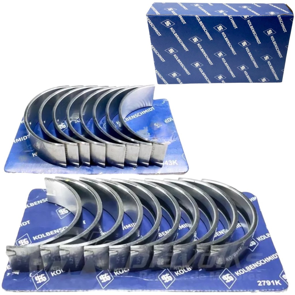 Kit Bronzina Mancal Biela Casquilho Fixo Movel KS Gol Golf Parati Polo Santana Saveiro 1.6 1.8 2.0 em Oferta na Shopee