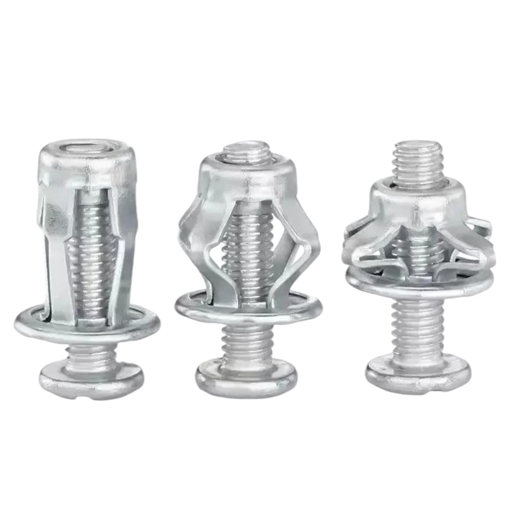 GRAMPOS REBITES DE EXPANSAO METAL KIT 10 UNIDADES M6X25MM