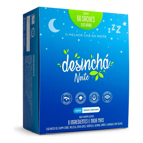 Chá Desinchá Noite Suplemento 60 Sachês - Original