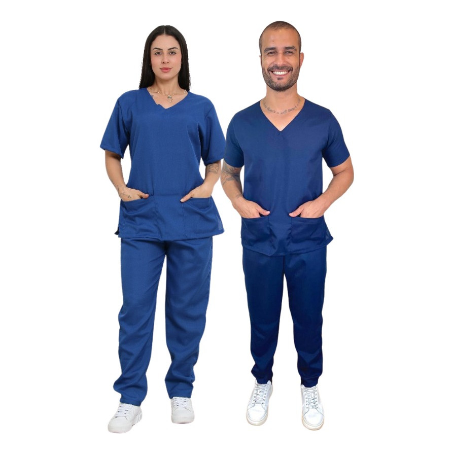 Scrub Hospitalar Clinica Pijama Cirúrgico - Unissex Promoção em Oferta na Shopee