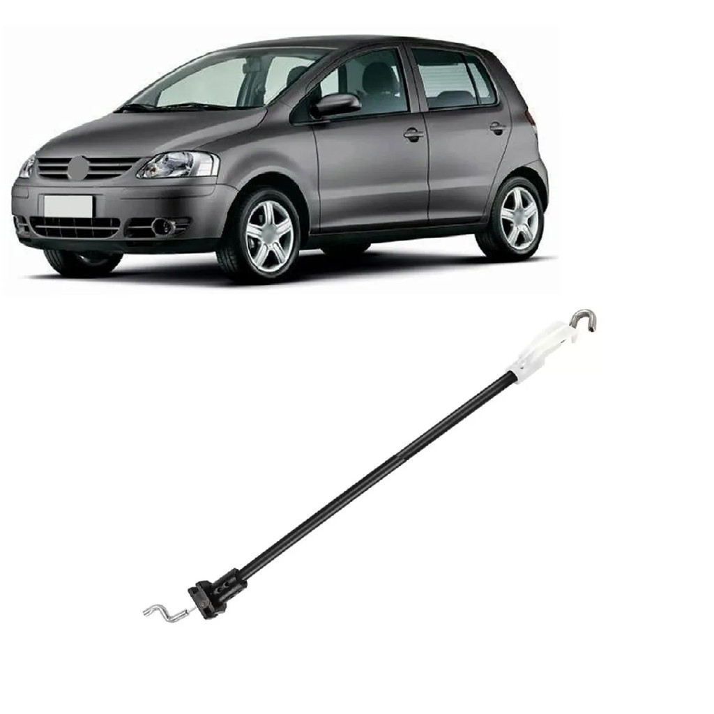 Cabo Fechadura Porta traseira Fox 2003 a 2009 Lado Esquerdo Motorista 4 Portas