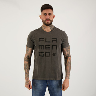 Camiseta Flamengo Leave Cinza em Oferta na Shopee