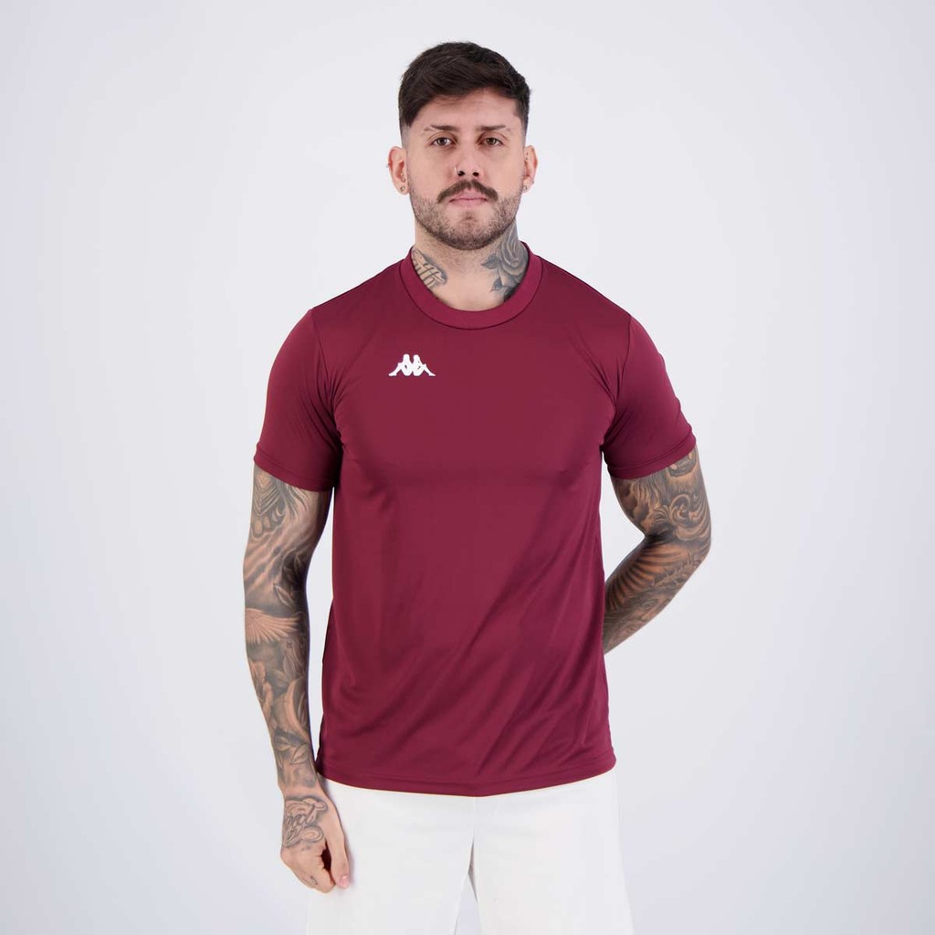 Camisa Kappa Modena Bordô em Oferta na Shopee