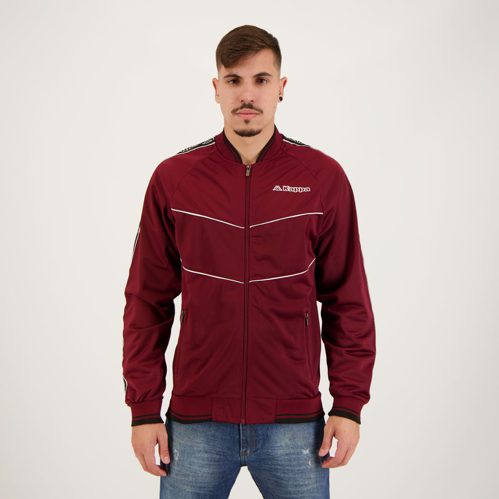 Jaqueta Kappa Logo Jack Sport Bordô - Men Clothes