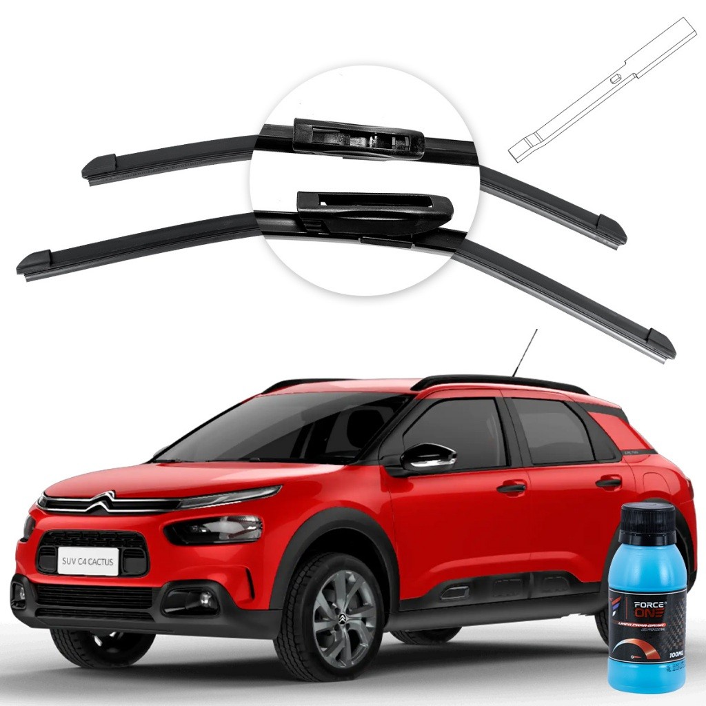 Limpador de Parabrisa Citroen C4 Cactus ano 18 a 2024 em Oferta na Shopee